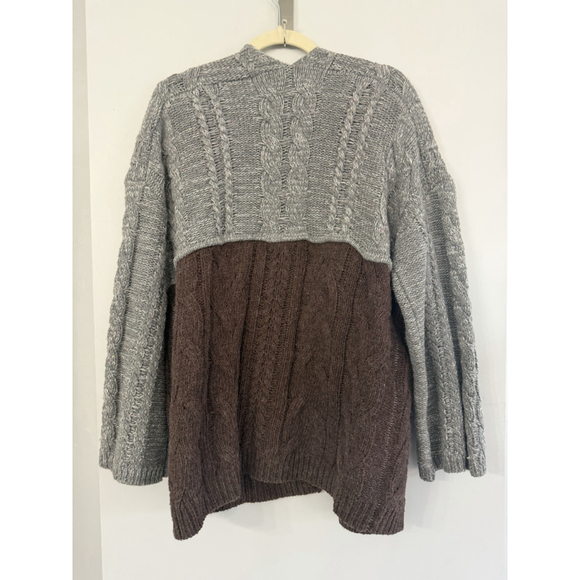 POL Color Block Open Front Cardigan - Picture 3 of 5